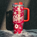 Dr Flower Print 40oz Tumbler 🚢Free Shipping🚢
